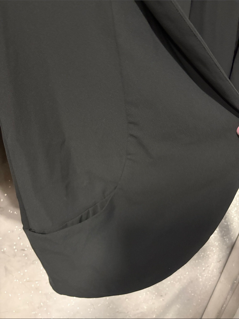 Wilfred Black Open-Front Draped Blazer - Picture 4 of 9